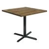 Kfi Square Urban Loft Table, Natural, 42"x42"x29", 42" W, 42" L, 29" (Cafe Height) H, Wood Top, natural