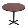 Correll, Inc. Round Café Bistro and Breakroom Pedestal Table, 29" H, High Pressure Laminate Top, Cherry -Kitchen & Dining Furniture Sales Store Z2w68zlcpEx 1