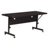 Correll, Inc. Deluxe Adjustable Height Flip Top Training Table, 24" W, 72" L, High Pressure Laminate Top -Kitchen & Dining Furniture Sales Store Z2w6B0hcpEx