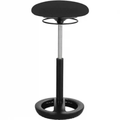 Safco Chair, Extended-Height, Black