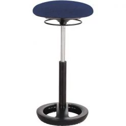 Safco Chair, Extended-Height, Blue