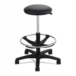 Safco Extended-Height Lab Stool, Black
