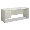 Hon Single Pedestal Credenza, 72w x 24d x 29 1/2h, Left, Silver/Gray -Kitchen & Dining Furniture Sales Store Z3xt3 mcpIx