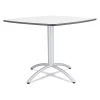 Iceberg Square Coffee Table, 36" W, 36" L, 30" H, Gray Top, Melamine Laminate -Kitchen & Dining Furniture Sales Store Z3xt8ymcpIx