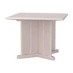 Square Endurance Table 42" Square Stone Gray, 42 in W, 42 in L, 29 in H