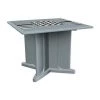 Square Endurance Table 42" Square Gray Game Top, 42 in W, 42 in L, 29 in H -Kitchen & Dining Furniture Sales Store Z4wu11kcpEx