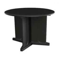 Round Endurance Table 48" Round Black, 48 in W, 48 in L, 29 in H