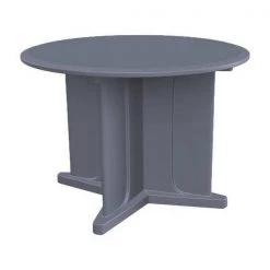 Round Endurance Table 48" Round Blue Gray, 48 in W, 48 in L, 29 in H