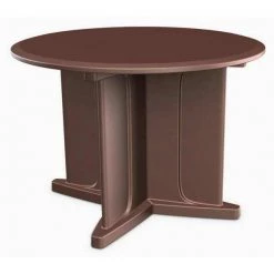 Round Endurance Table 48" Round Brown, 48 in W, 48 in L, 29 in H