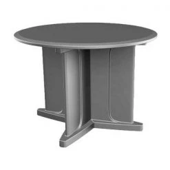 Round Endurance Table 48" Round Gray, 48 in W, 48 in L, 29 in H