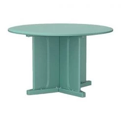 Round Endurance Table 48" Round Aqua, 48 in W, 48 in L, 29 in H