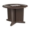 Round Endurance Table 48" Round Brown Game Top, 48 in W, 48 in L, 29 in H -Kitchen & Dining Furniture Sales Store Z4wu1uocpEx