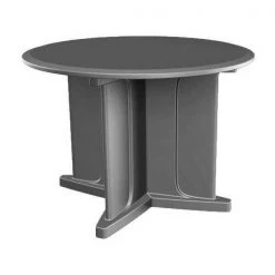 Round Endurance Table 42" Round Gray, 42 in W, 42 in L, 29 in H