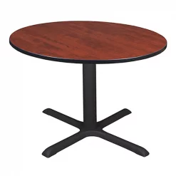 Cain Round Breakroom Table, 48" W, 29" H, Cherry