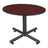 Kobe Round Breakroom Table, 48" W, 29" H, Mahogany -Kitchen & Dining Furniture Sales Store Z oz6vpcpIx