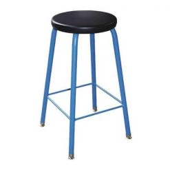 Greene Manufacturing, Inc. Shop Stool, 13" Steel Seat, Seat Height Range: 18" to 27"
