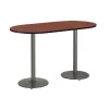 Kfi Racetrack Bistro Table, 72" W, 42" (Bar Height) H, Laminate Top, Mahogany -Kitchen & Dining Furniture Sales Store Z tsB jcpEx