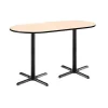 Kfi Racetrack Bistro Table, 72" W, 42" (Bar Height) H, Laminate Top, Natural -Kitchen & Dining Furniture Sales Store Z tsB ncpEx