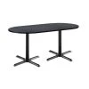 Kfi Racetrack RaceTrack Table, 72" W, 29" (Cafe Height) H, Laminate Top, Graphite Nebula -Kitchen & Dining Furniture Sales Store Z tsDuhcpEx