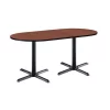 Kfi Racetrack RaceTrack Table, 72" W, 29" (Cafe Height) H, Laminate Top, Mahogany -Kitchen & Dining Furniture Sales Store Z tsDuicpIx