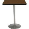 Kfi Square Bistro Table, 36" W, 42" (Bar Height) H, Laminate Top, Walnut -Kitchen & Dining Furniture Sales Store Z tsDvpcpEx 1
