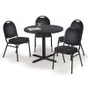 Kfi Pedastal Table, 36 W, 36 L, 29 H, Graphite -Kitchen & Dining Furniture Sales Store Z tsGxncpEx