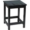 Kfi Counter Height Stool, Black, Caster Type: White Polyurethane Glides -Kitchen & Dining Furniture Sales Store Z tsH jcpEx