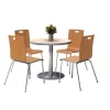 Kfi Round 42 W, 42 L, 29 H, Wood Top, Natural -Kitchen & Dining Furniture Sales Store Z tsHxjcpEx