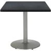 Kfi Square Pedestal Table, 30" W, 29" (Cafe Height) H, Laminate Top, Graphite Nebula -Kitchen & Dining Furniture Sales Store Z tsIuhcpEx 2