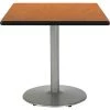 Kfi Square Pedestal Table, 30" W, 29" (Cafe Height) H, Laminate Top, Medium Oak -Kitchen & Dining Furniture Sales Store Z tsIukcpEx 1