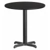 Flash Furniture Round Laminate Table Top, 24" W, 24" L, 31.125" H, Laminate Top, Wood Grain -Kitchen & Dining Furniture Sales Store Z xsLymcpEx