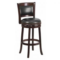 Flash Furniture Wood Stool, Cappuccino, 29"