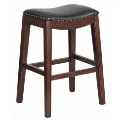 Flash Furniture Backless Stool, Cappuccino, 30"