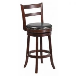 Flash Furniture Wood Barstool, Cappuccino, 30"