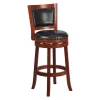 Flash Furniture Wood Stool, Light Cherry, 30"