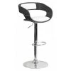 Flash Furniture Barstool, Two Tone Vinyl, Black And White -Kitchen & Dining Furniture Sales Store Z xtLvhcpEx
